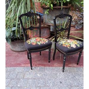 Pair Of Napoleon III Chairs