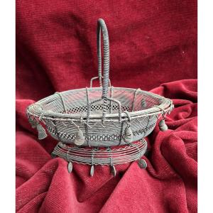 19th Century Metal Basket