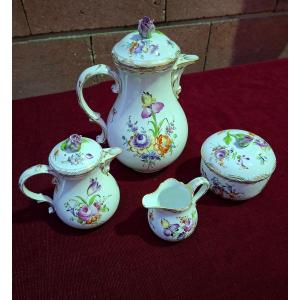 Coffee Service In Saxony Porcelain  (meissen)