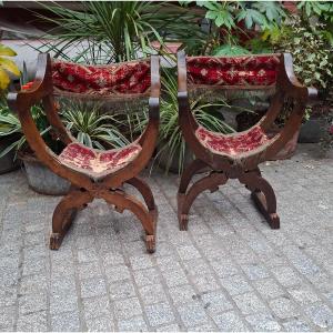 Pairof Armchairs 17 Th Century