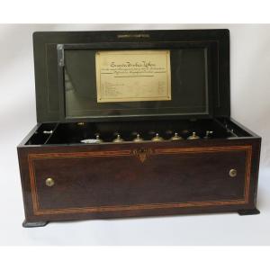 8-air Music Box F. Conchon Geneva, Mid-19th Century