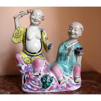 Ho-ho Porcelain Polychrome Kien-long China XVIII