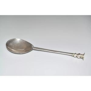 Antique Solid Silver Seal Top Spoon 1630 Hallmarked 'ig'