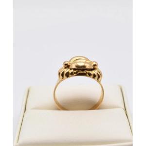 A Vintage 18ct Hallmarked 750 - Gold Ring 4.5g Size N