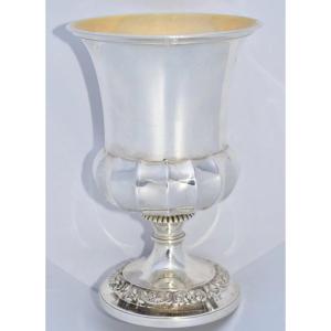 Antique George IV Sterling Silver Chalice / Goblet London 1826 By William Eaton