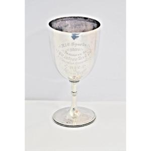 A Sterling Silver Victorian 1891 B/ham Henry Tatton & Son Engraved Trophy Cup