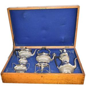 Edwardian Mappin & Webb 1907 Sheffield Solid Silver Tea & Coffee Services
