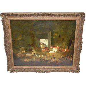 Julius Caesar Ibbetson (1759–1817) 18th C Rural Wales Oil Painting – Signed 1792