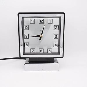Smith Electric Art Deco Chrome & Bakelite See Though Clock