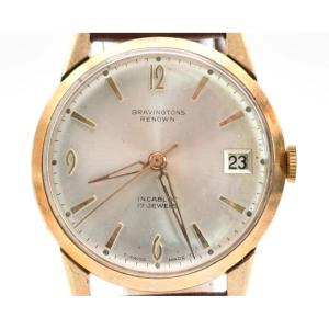 Bravingtons Renown Incabloc 17 Jewell Swiss Made Wristwatch