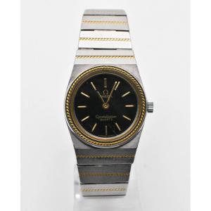 A Vintage Omega Ladies Constellation Quartz Wristwatch 18ct Gold & Steel