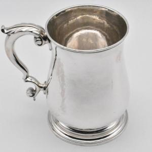 1751 Georgian Solid Silver Mug / Tankard
