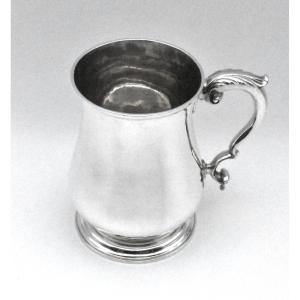 Silver 1 Pint Beer Mug Tankard 1768 London By Thomas Whipham & Charles Wright