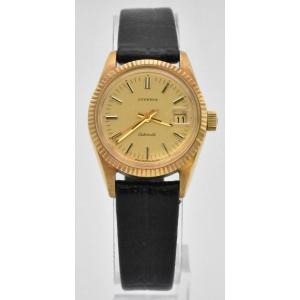 A Vintage 18ct Gold Juvenia Automatic Ladies Wristwatch