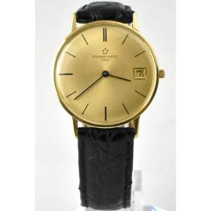 A Vintage Eterna-matic 3000 Automatic Super Thin 9ct Gold Men’s Wristwatch 1960s