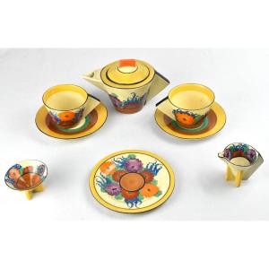 Clarice Cliff "gayday" Tea For Two Set