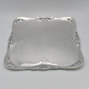 Sibray, Hall & Co Ltd 1908/1923 Square Sterling Silver Serving Tray