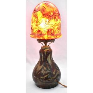 Giulio Radi A.v.e.m. (arte Vetraria Muranese) Mushroom Lamp