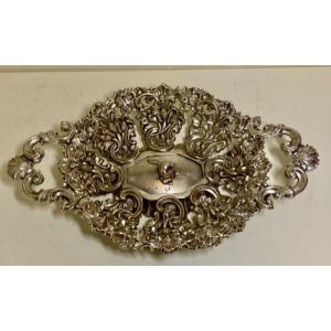 Antique Silver Bowl Basket, Alt Wien (vienna), Austria 1864