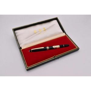 Rare Gold Montblanc Meisterstück 144 Fountain Pen Garrards Special Order 14k Nib