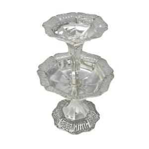 Edwardian Sterling Silver Pierced Centerpiece James Deakin Sheffield 1907