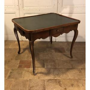 Louis XV Cabaret Games Table In Walnut, 18th Century 