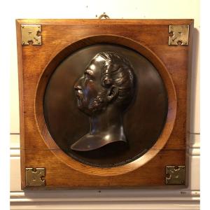 Albert Of Saxe Cobourg Gotha Bronze Profile By Allen 19th Century 
