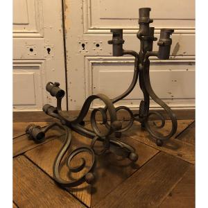 Pair Of Bayonet Candlesticks 