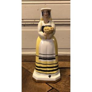 Art Deco Night Light Signed Robj In Limoges Porcelain