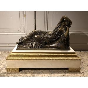 "ariadne Endormie" After The Ancient Roman Painting In The Vatican, Copied By Primaticcio For Francis I