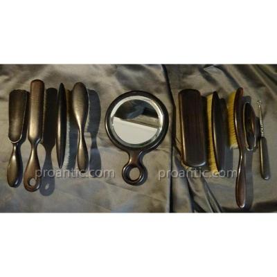 Necessary Of Toillette In Ebony Around 1920