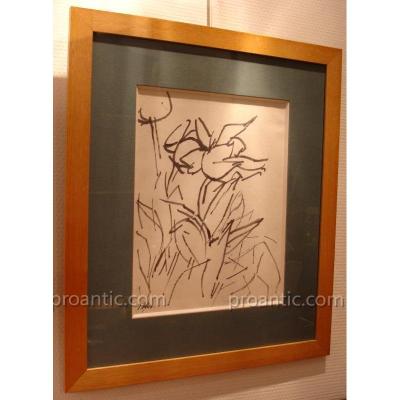 Abstract Drawing In Felt By Gustave Bolin