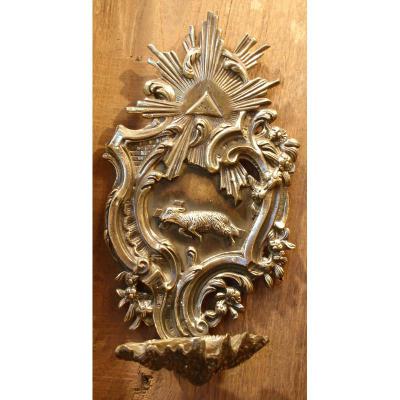Stoup Louis XV Style Bronze XIX Century