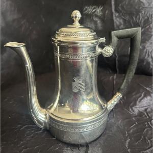 Armored Selfish Jug In 935 Sterling Silver