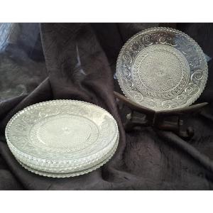Baccarat Six Arabesque Plates 