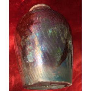 Small Vase With Metallic Reflections By Zumbo