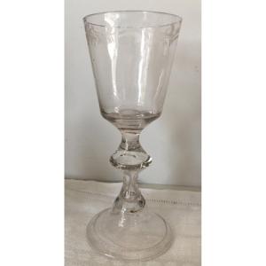  18th Sciecle Engraved Glass