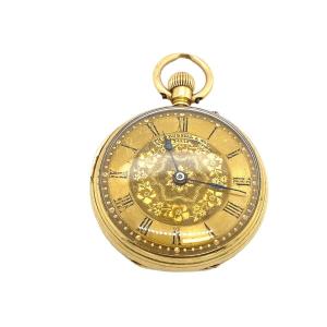 Thomas Russell & Sons Antique 18ct Yellow Gold Victorian Pocket Watch