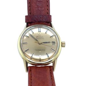 Omega Constellation Automatic Chronometer Watch In 18-carat Yellow Gold