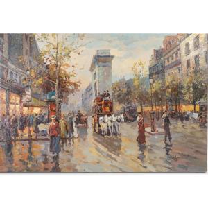 The St. Martin Gate, Oil On Canvas Signed Walbourn 