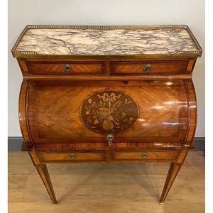 Louis XVI Style Cylinder Desk