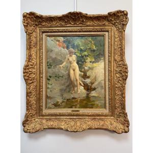 Nude At The Pond By L Grandgérard