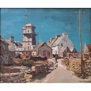 Jean Rigaud (1912-1999) - The Semaphore Of The Island Of Molène - 1957