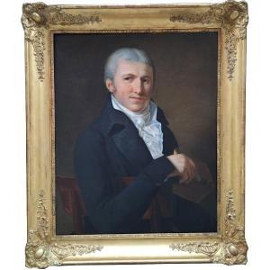 Constance Marie Charpentier (1767-1849), Presumed Portrait Of Louis Augustin Avrain 