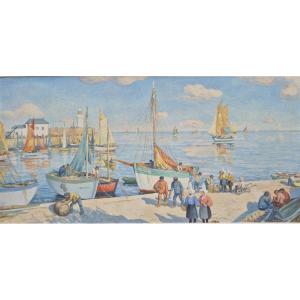 Paul Lemasson (1897-1971), Ile d'Yeu, Port Joinville