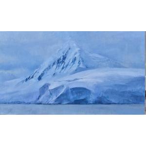 Luc Bernay (born In 1993), Ice Floe And Glacier, Oil