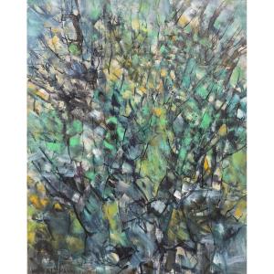Gérard Altmann (1923-2012), Arborescence, Oil 2009