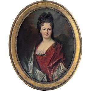 Follower Of Nicolas Largillière (1656-1746), Presumed Portrait Of Voltaire's Mother