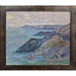 Jeanne Klein (1877-1966), Cliff At Quiberon
