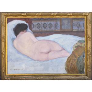 Eugène-jean Chapleau (1862–1932), Reclining Nude, 1911
